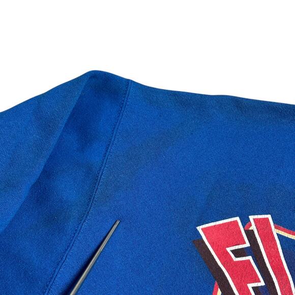 Vintage 90s Looney Tunes Taz Bugs Bunny El Diablo Kid Carrito Sweatshirt USA XL - Picture 9 of 9